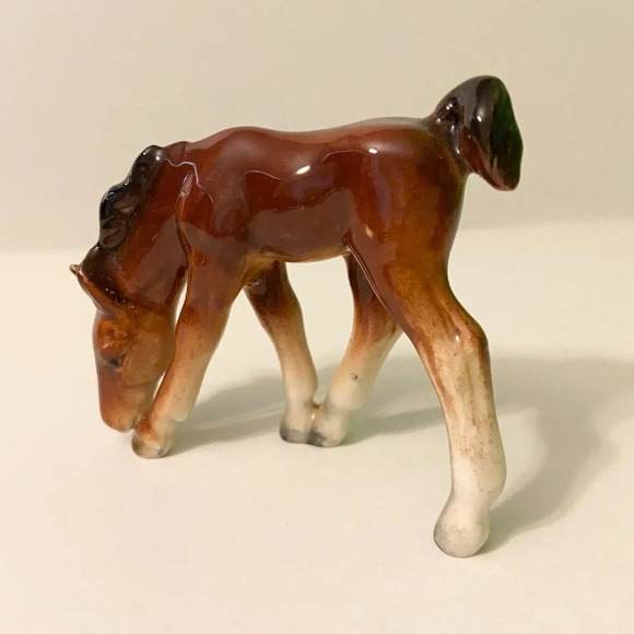 Vintage Small German Horse Figurine 2.5 Inch Long Made in Germany Figure - Picture 6 of 13